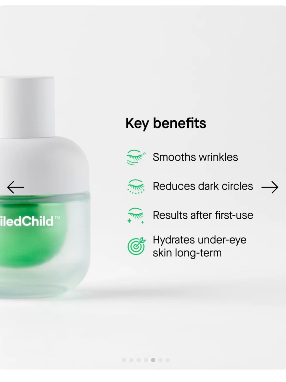 Green Under-Eye Hydrating Cream by UniledChild